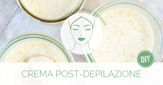 Crema post depilazione